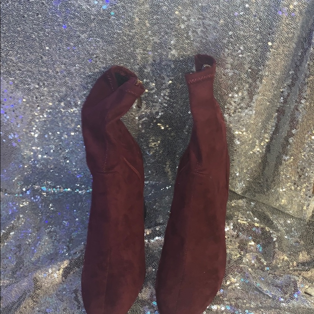 Suede ankle boots